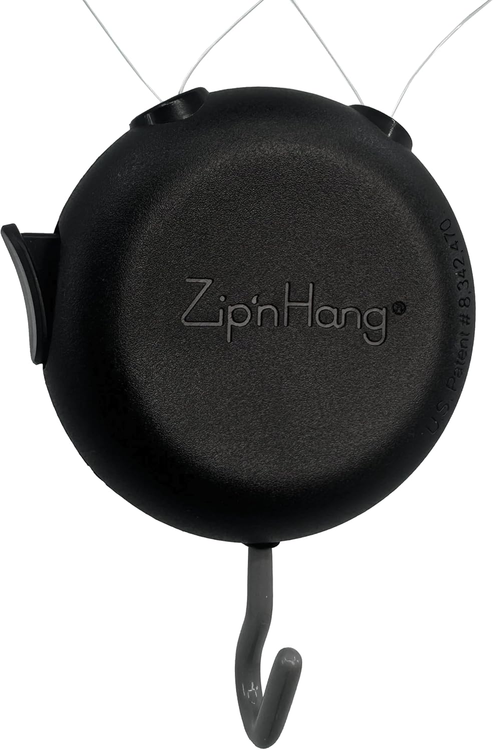 Wreath Hangers for Front Door: ZipnHang Adjustable Wreath Hanger | Damage-Free Hook for Front Door, Glass & Screen | No Nails or Tape Needed | Self-Centering | Easy to Use